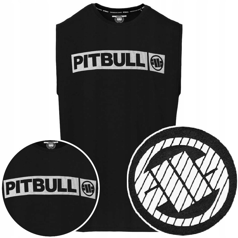 Tank top Pit Bull Casual Sport Hilltop II szybkoschnący sportowy tanktop_S