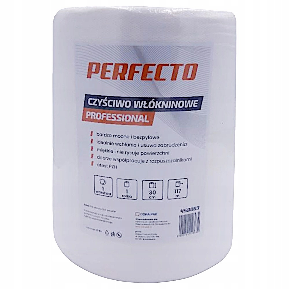 Levně Čisticí Utěrka netkaných 30cm 117mb 300listů Perfecto