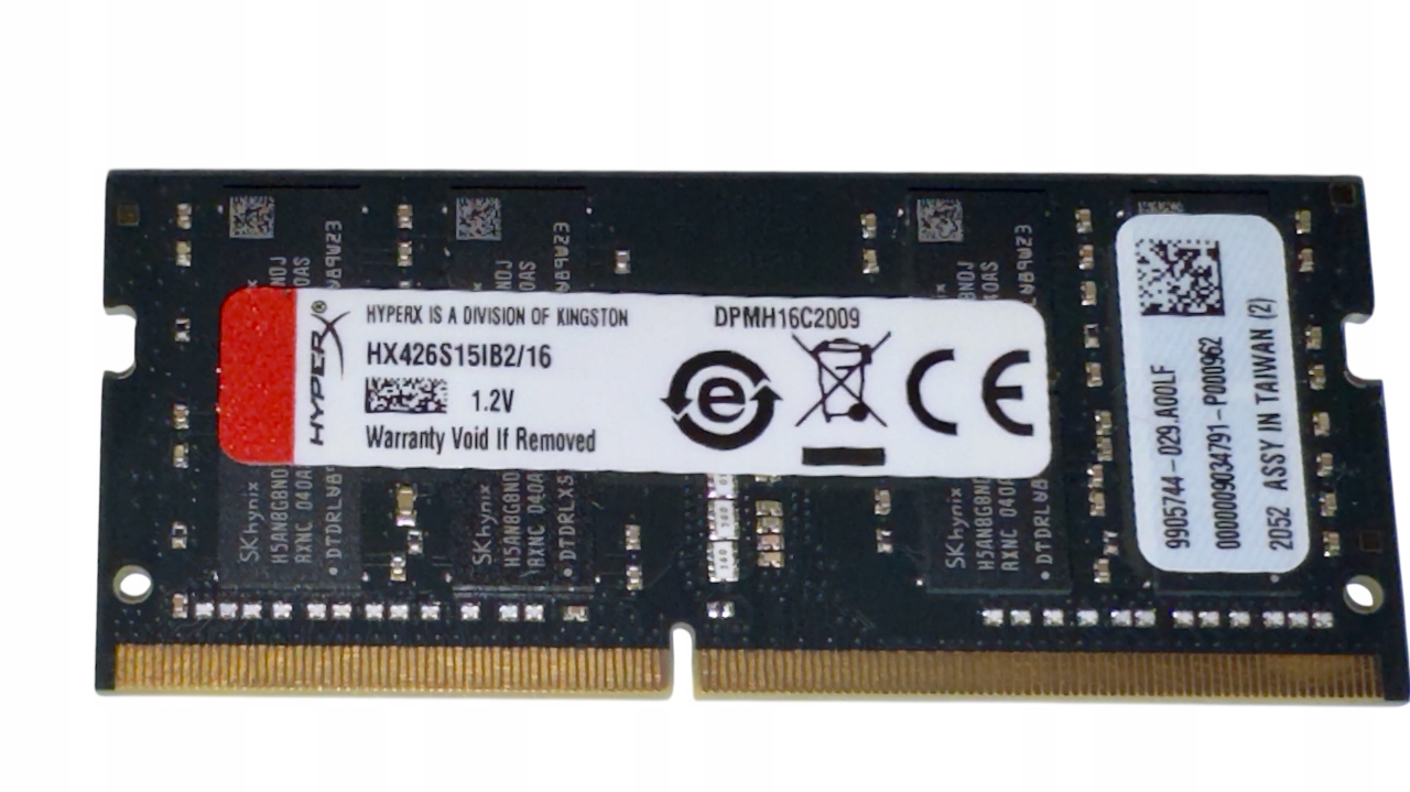 Nowa Pamięć Ram Kingston Hyperx 16GB DDR4 2666MHZ