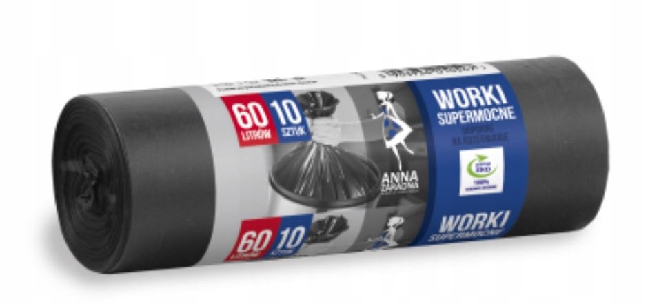 

Worki na śmieci Ldpe 60l/10 szt. Anna Zaradna