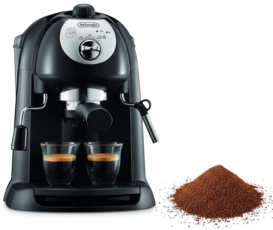 Kolbowy ekspres ciśnieniowy De'Longhi Ec 201CD.B 1100 W czarny