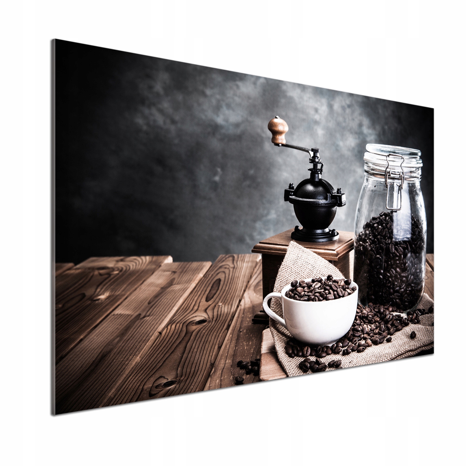 Panel do kuchyne Mlynček na kávu 100 x 70 cm Lepidlo