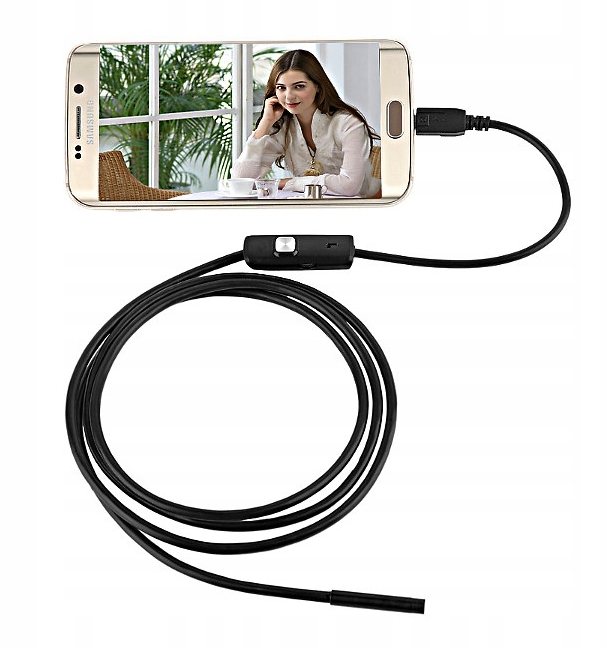 ENDOSKOP KAMERA INSPEKCYJNA 10m ANDROID USB IP67 Marka inna