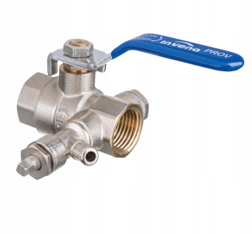 

Zawór Kulowy Wodny Ze Spustem 1/2' Invena