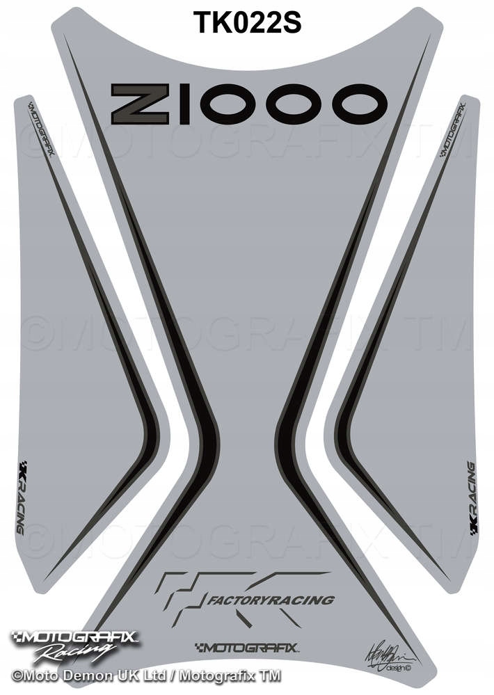 TANKPAD MOTOGRAFIX KAWASAKI Z1000 2003-2009