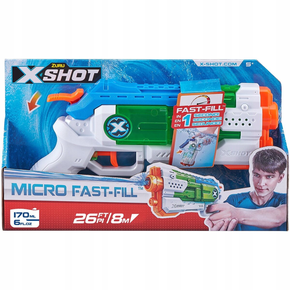 

Wyrzutnia Na Wodę Micro Fast-fill Zuru X-shot