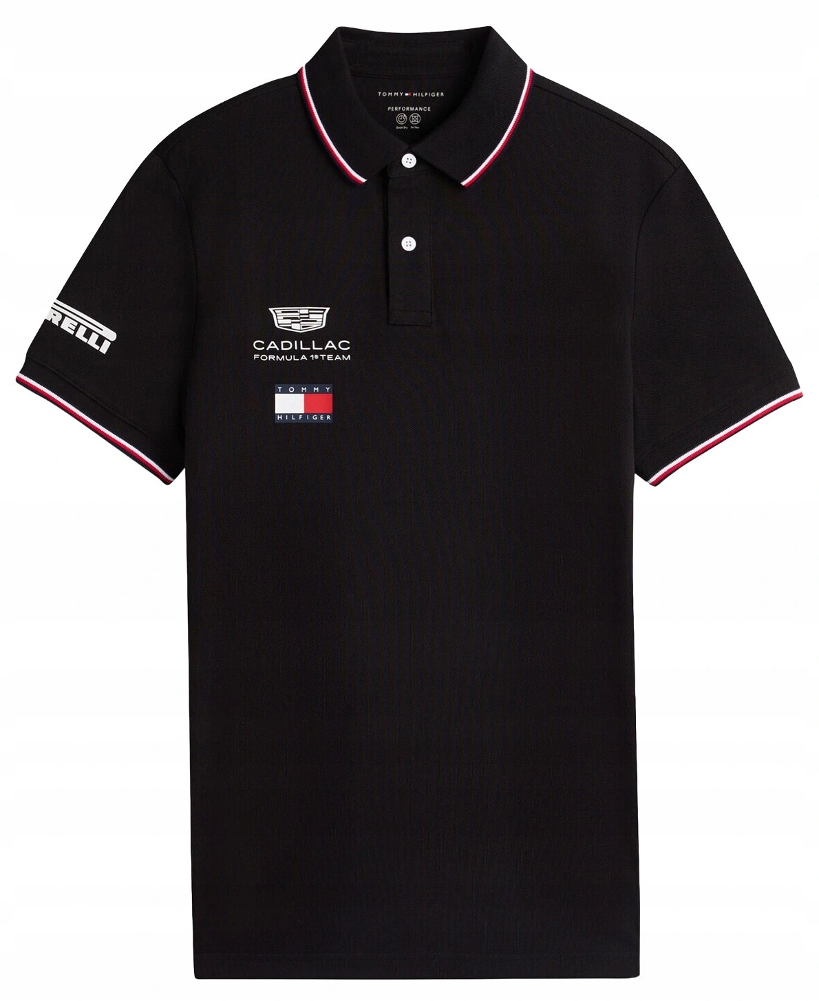 Polokošile Cadillac F1 Tommy Hilfiger 2026 Team Černá vel. L