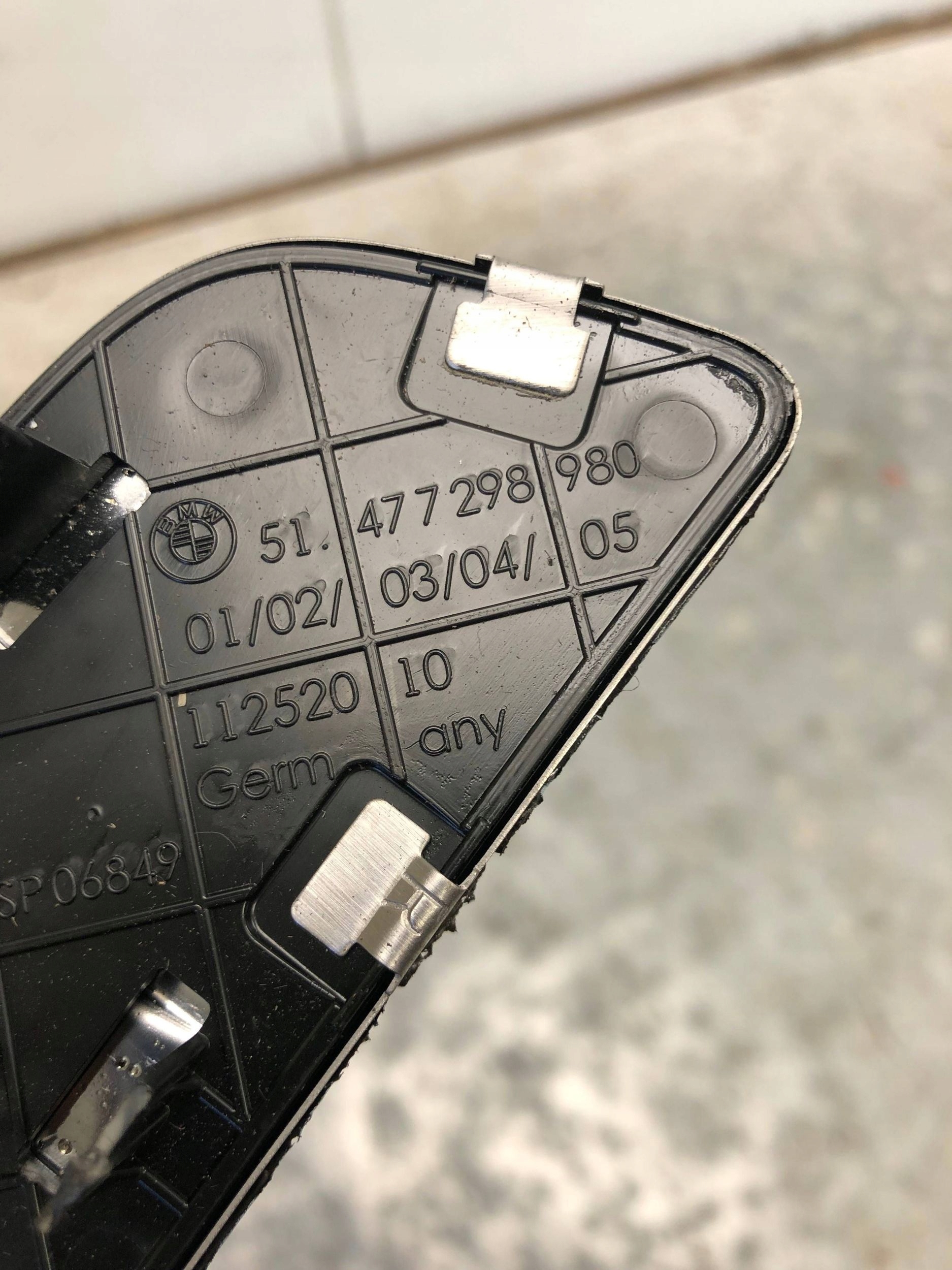 cap stand STOPNICA aluminium BMW F34