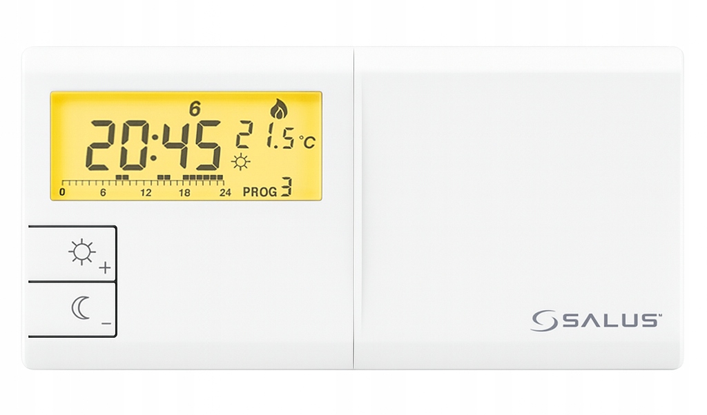Termostat Salus 091FLRFV2 Bezdrôtový regulátor teploty pre Pieca