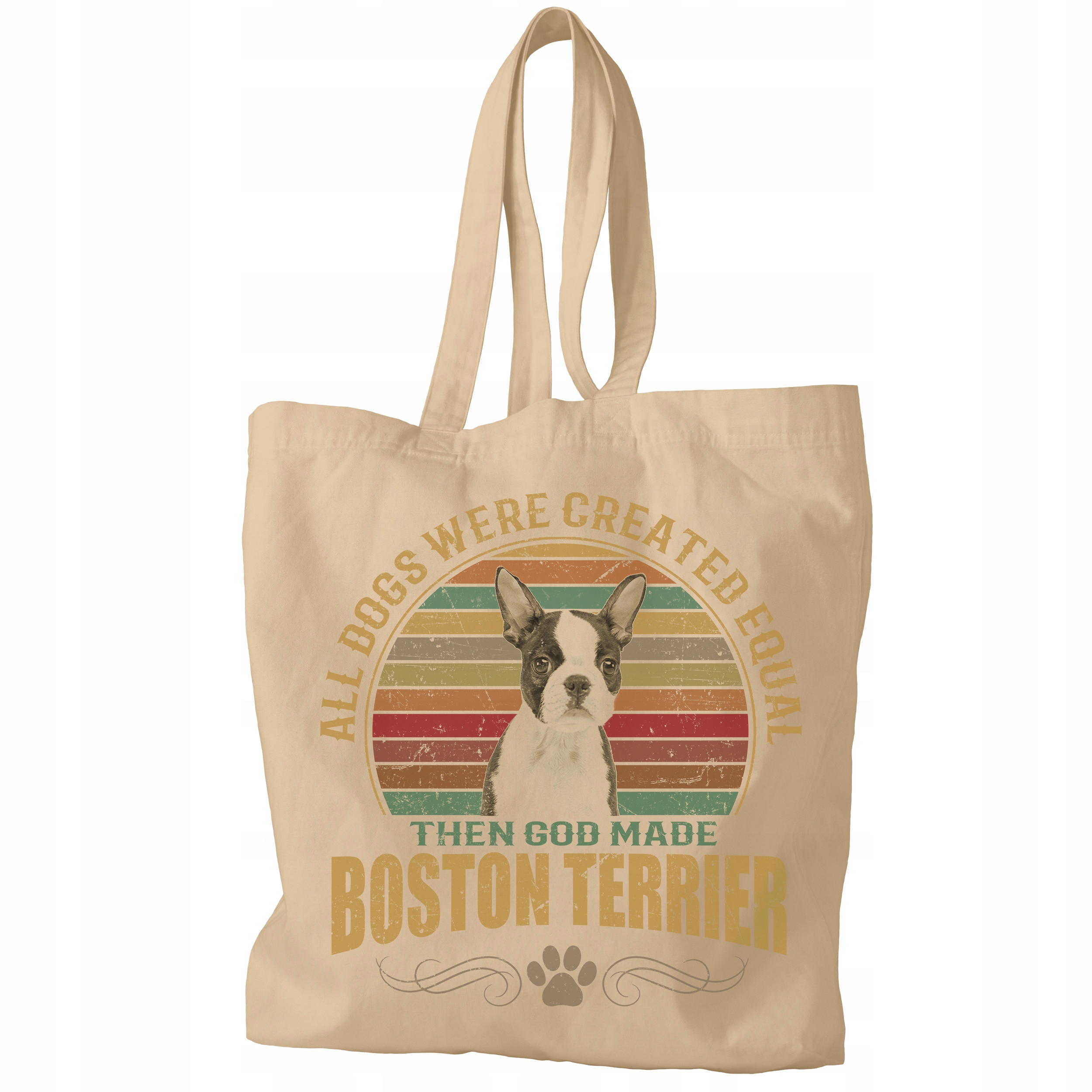 

Torba Na Zakupy Dla Miłośników Psów Boston Terrier