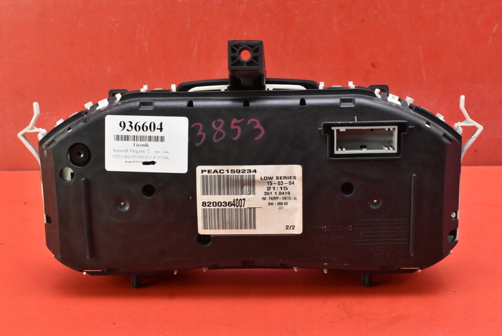 dials dials EU 8200364007 RENAULT MEGANE 2 II 1.9 DCI 120 KM 02-06