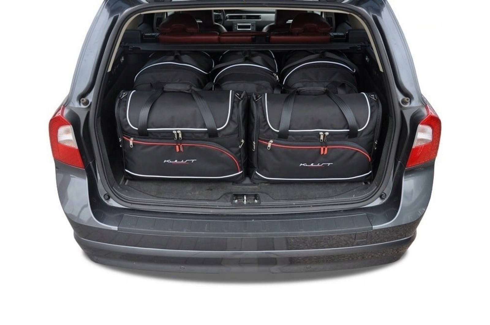 J&j Automotive Sada 5ks cestovných tašiek Aero pre Volvo XC70 2007-2016