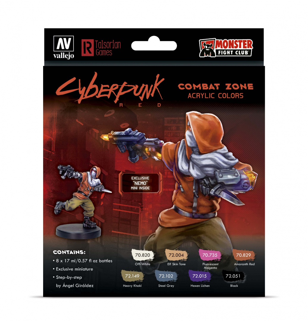 Vallejo 72307 Game Color Combat Cyberpunk Set