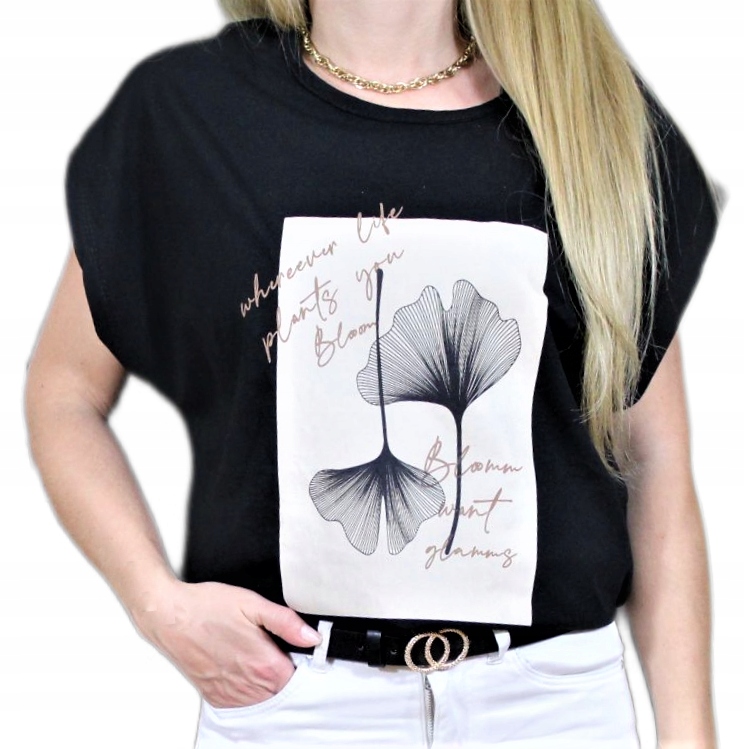 

Bluzka Koszulka T-shirt Nadruk Dużo Wzorów 2XL 44