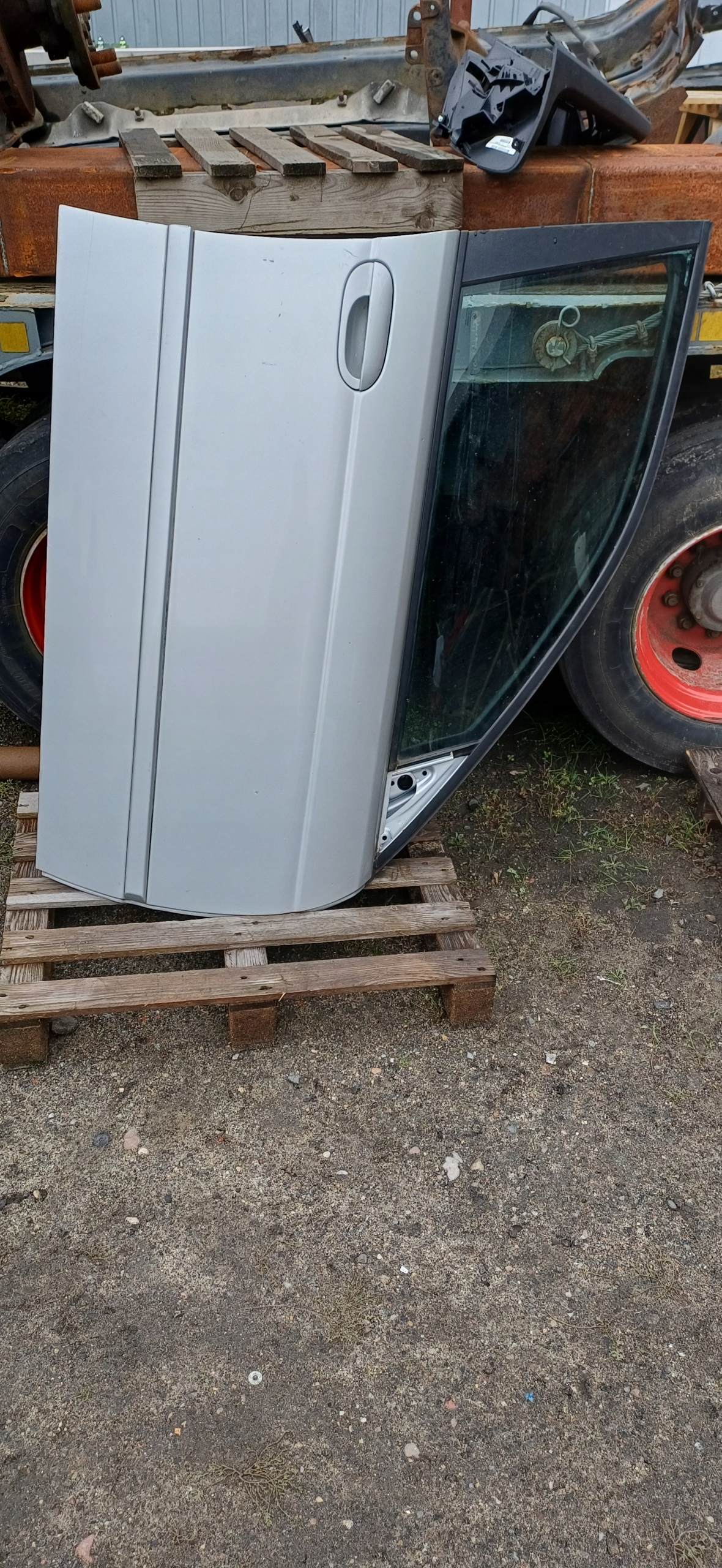 BMW 5 E39 door right front TITANSILBER