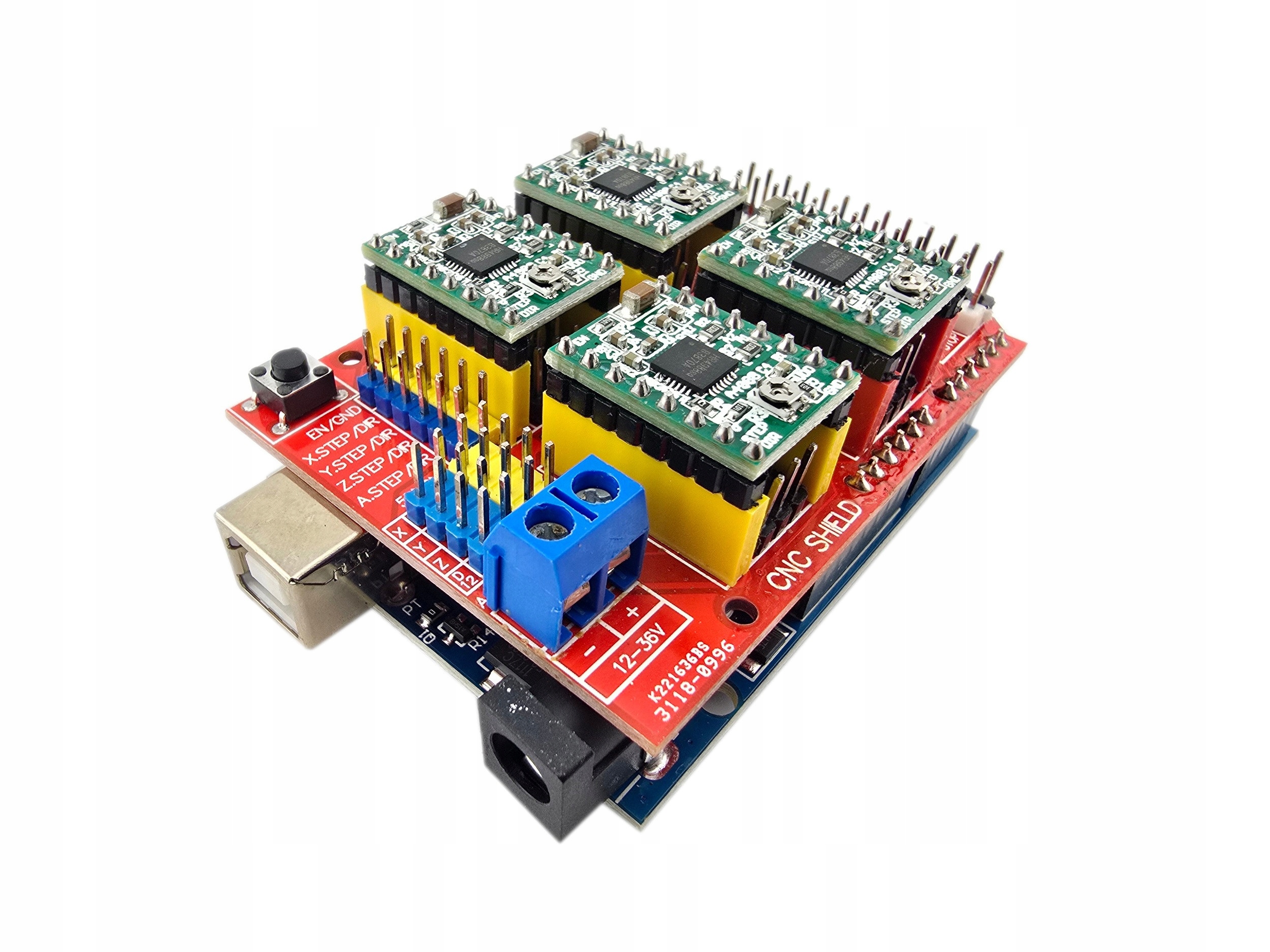 Zestaw Cnc Uno Shield V3 4x A4988