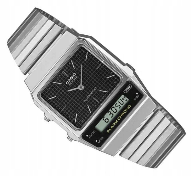 Hodinky Casio Vintage Retro AQ-800E -1AEF Stříbrné