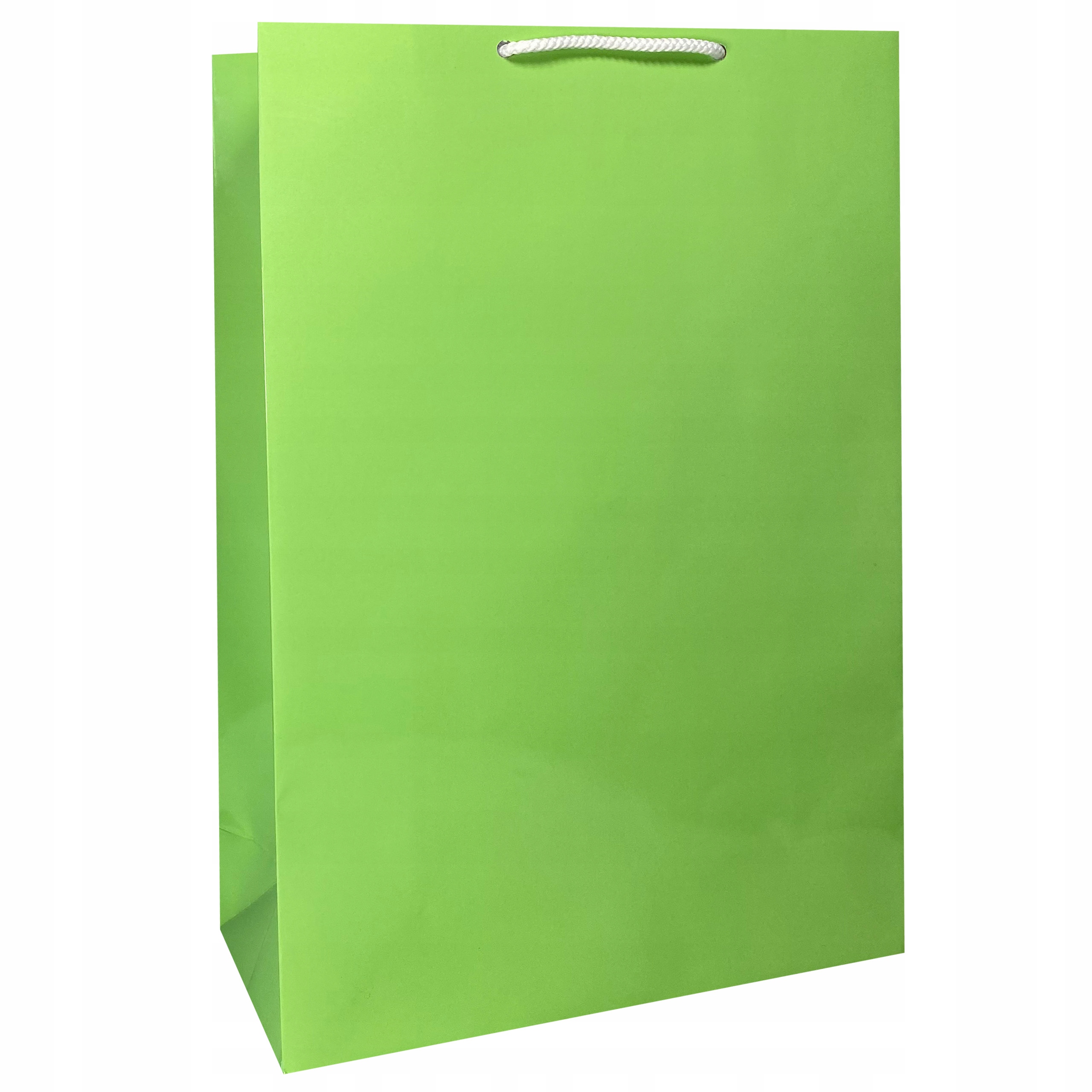 

Torebka papierowa laminowana Pistacjowa 24x9x36cm