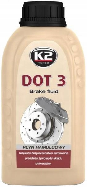 

K2 Płyn Hamulcowy Dot 3 +205°C 250ML