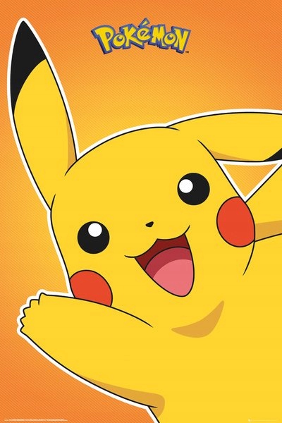 Pokemony Pikachu - plakat 61x91,5 cm