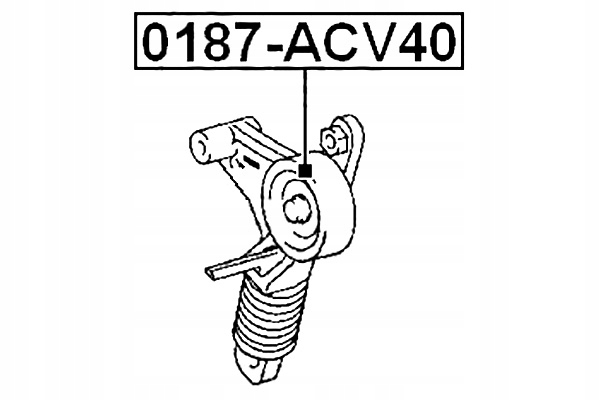 FEBEST ROLKA NAPINACZA TOYOTA RAV4 ACA3.ALA3.GSA33.ZSA3 Producent części Febest