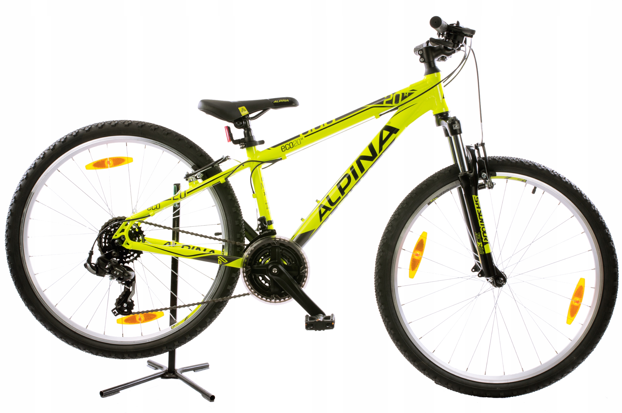Rower Męski MTB 26' ALPINA ECO M20 Neon Lime XXS Rodzaj przerzutki zewnętrzna