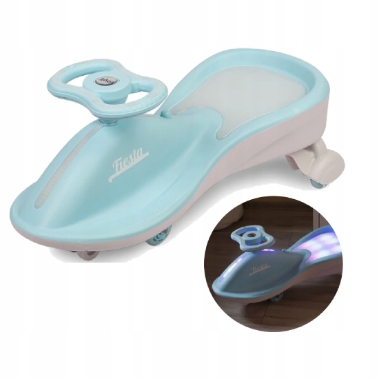 Toyz Fiesta Jeździk Grawitacyjny Dla Dzieci 3+ Do 100 Kg Led Kauczuk Bolid