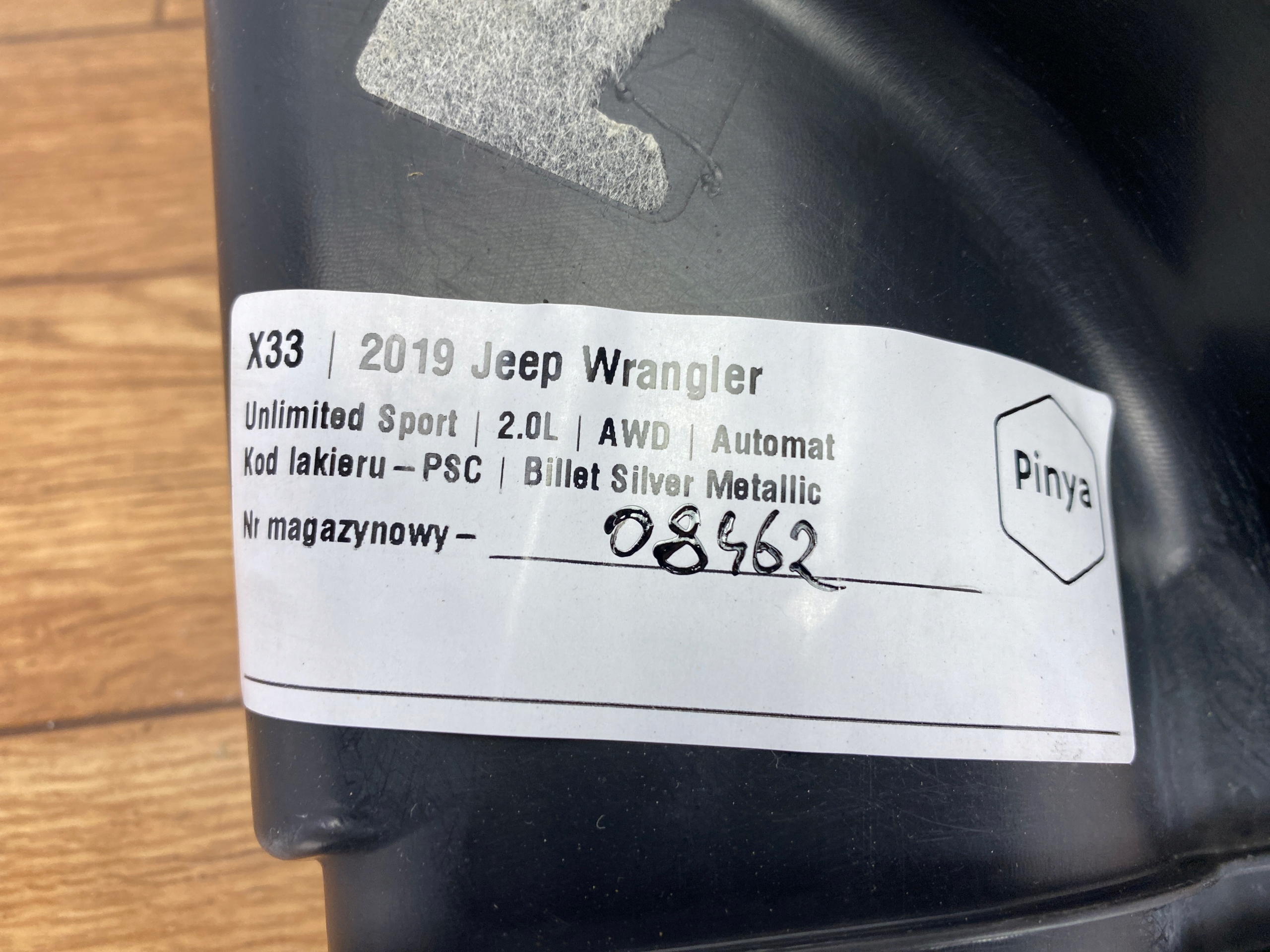 Blende Abdeckung termiczna Jeep Wrangler JL 2018+ USA