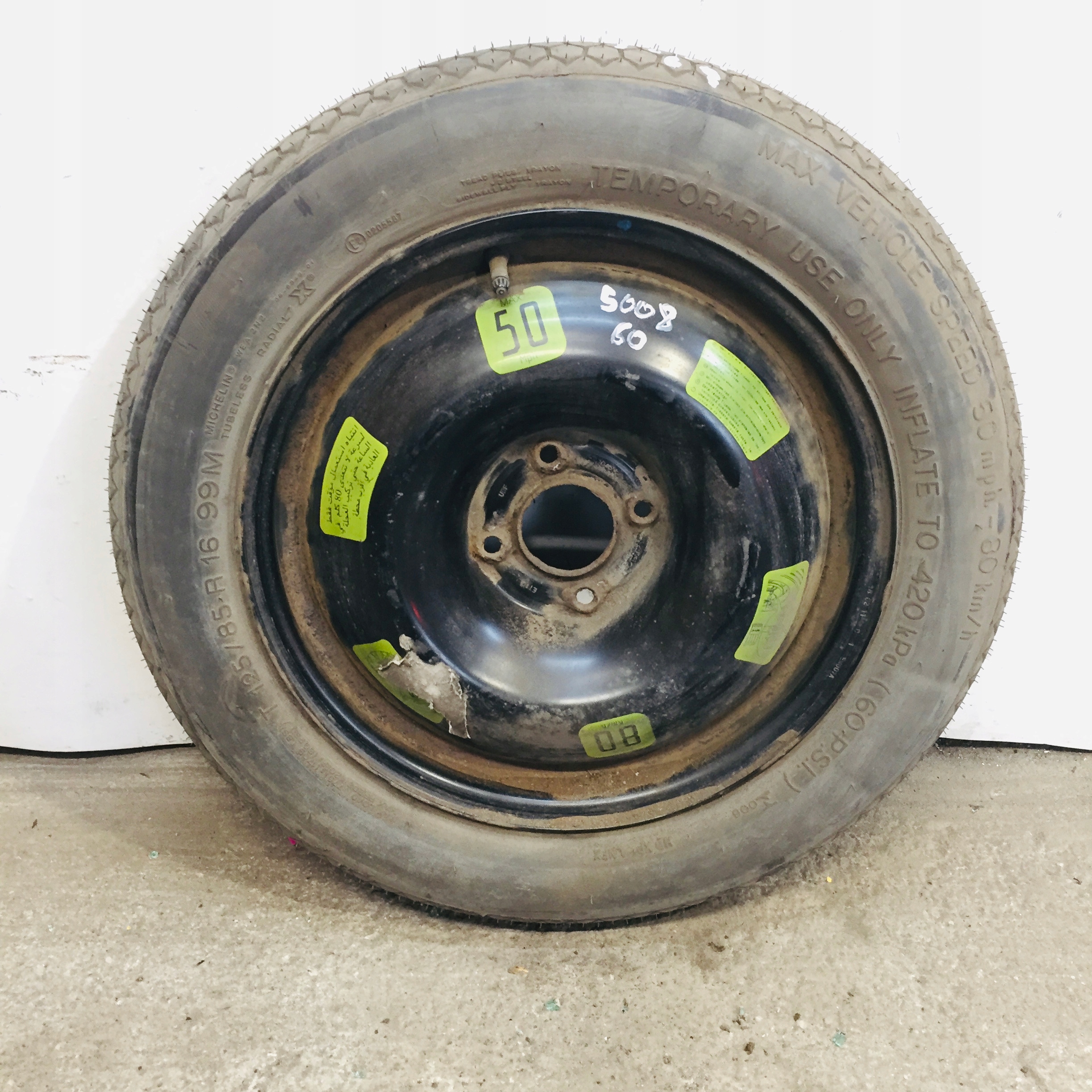 ЗАПАСНОЕ КОЛЕСО 16 ДЮЙМОВ PEUGEOT 3008 5008