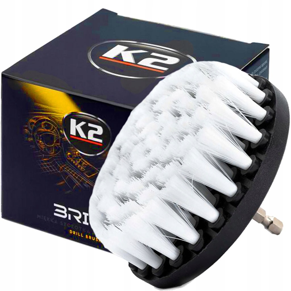 

K2 Szczotka Detailingowa do prania tapicerki 10cm