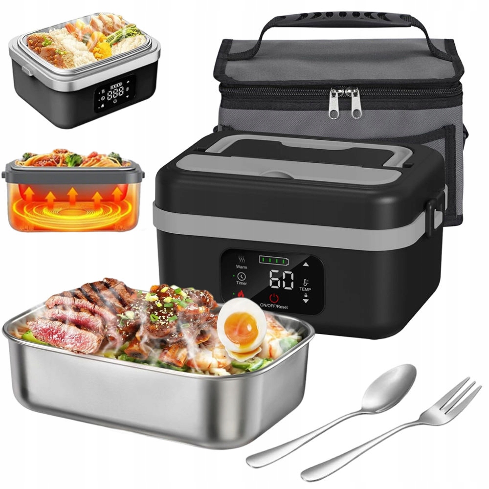 Elektrický Ohřívač Obědový Box Nádoba Termoska Na Jídlo 1 L 60 W
