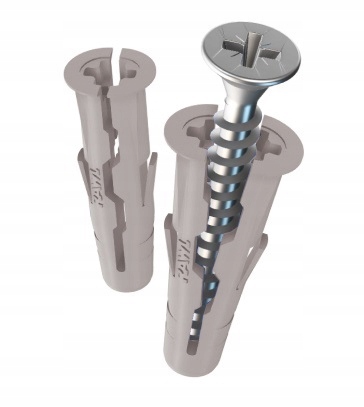 Kołki rozporowe UNO 10x36mm z wkrętem 40mm uniwersalne RAWLPLUG 100szt