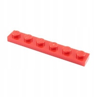

Lego Płytka 1x6 Red 1szt. 3666 366621 New