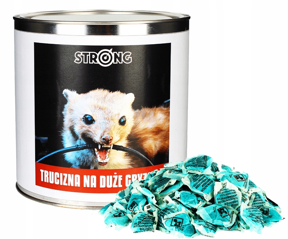 

Najmocniejsza trutka na Kuny gryzonie Strong 1500g