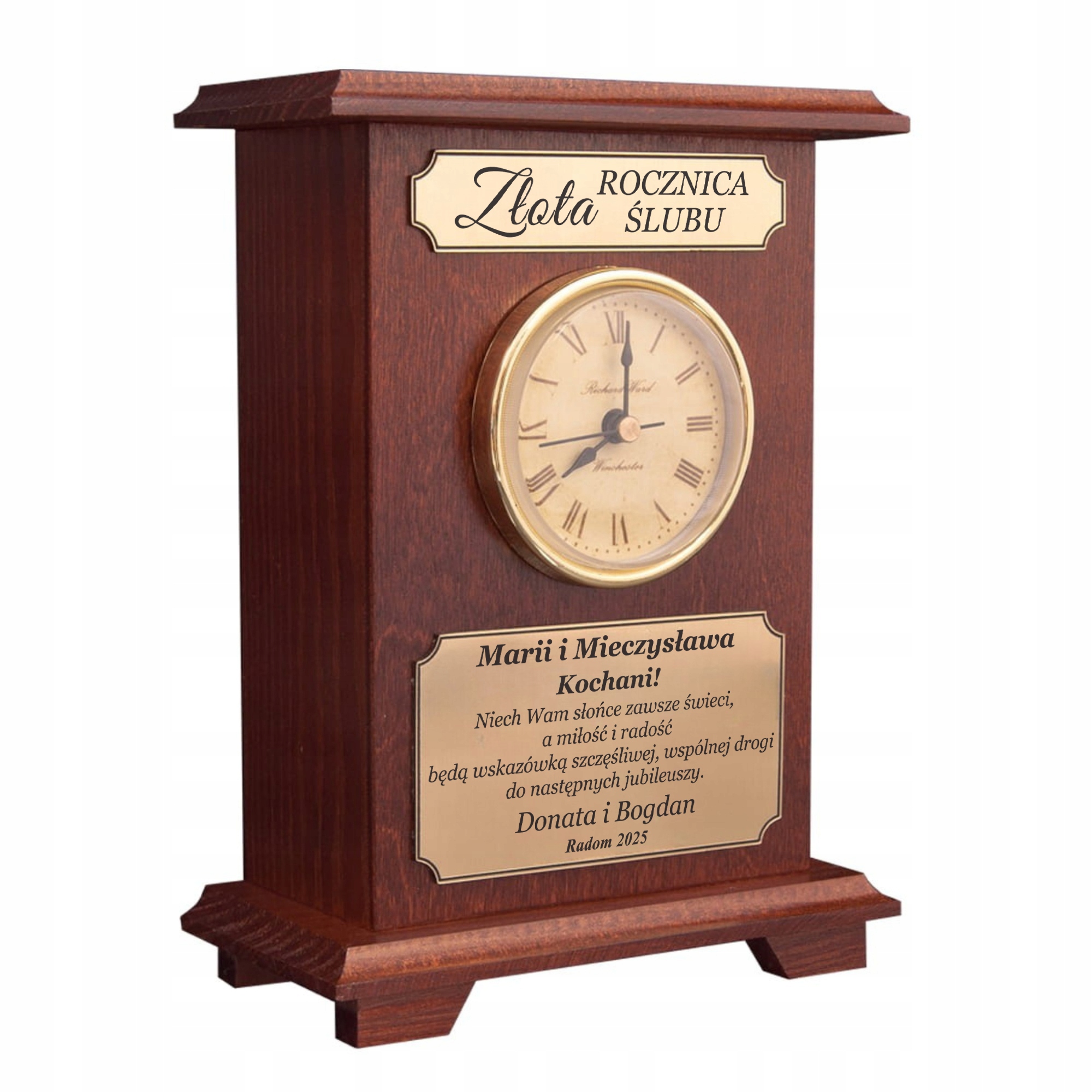 Rocznica Ślubu na Jubileusz 1-50 Lat Złota Srebrna Diamentowa Gody