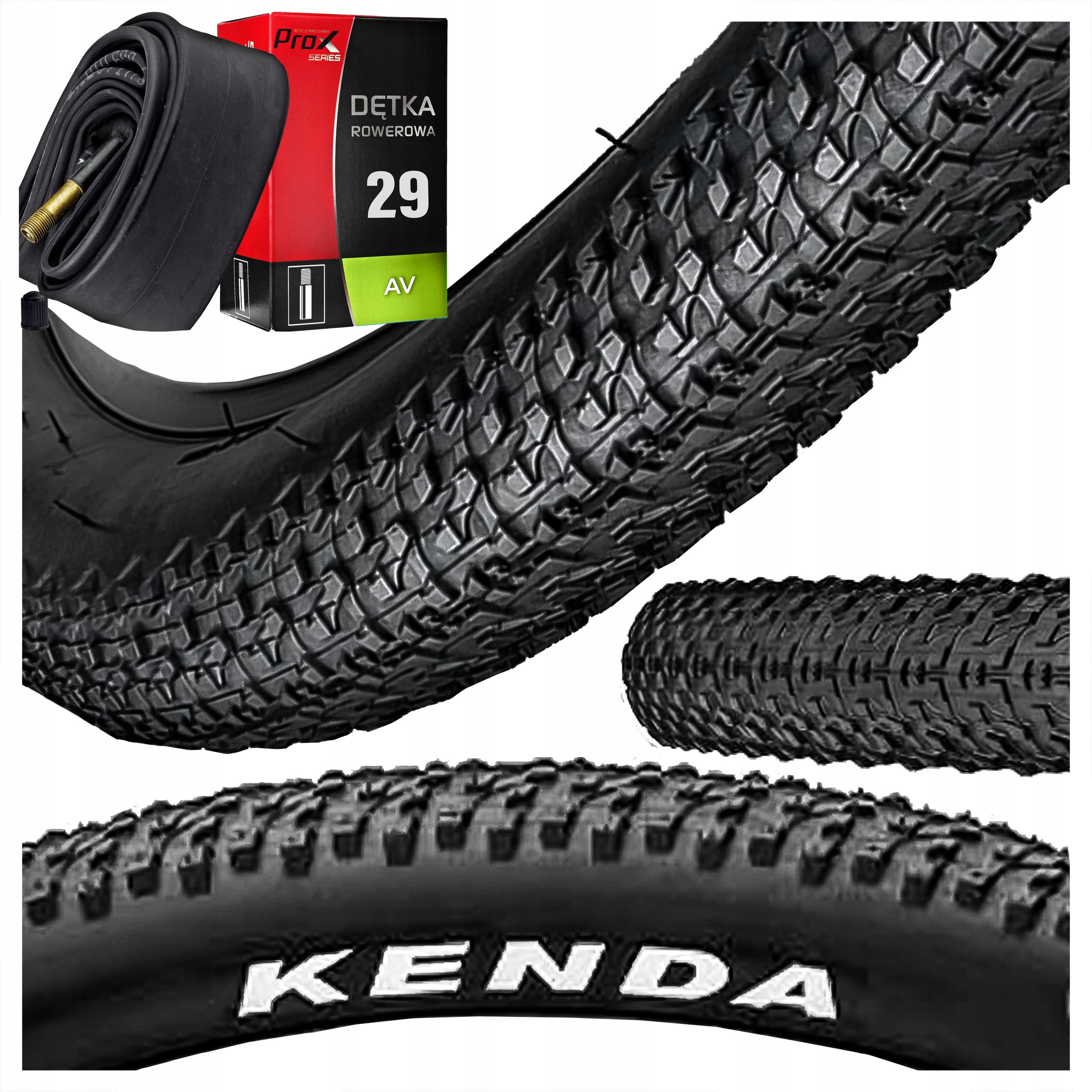 Opona Rowerowa Kenda K1153 29x2,35 55-622 Uniwersalna Kostka Dętka