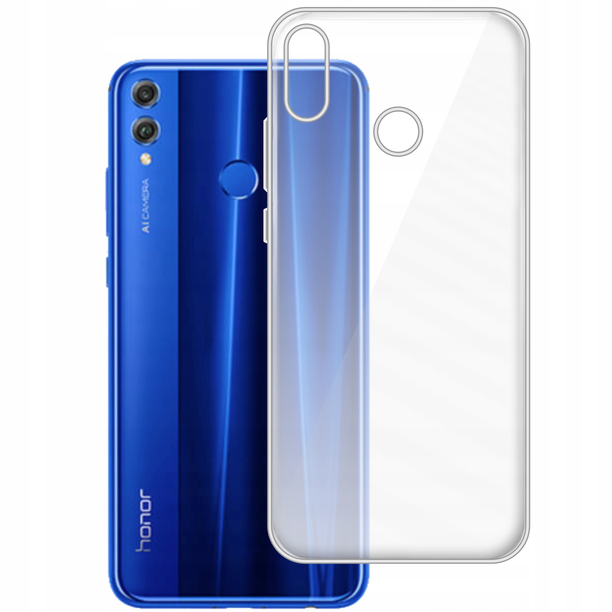 

Etui do Huawei Honor 8X gumowe Slim Clear View