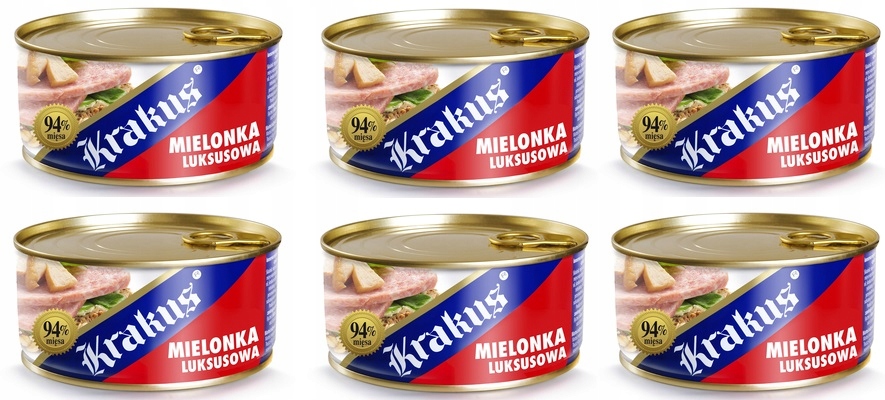 Levně 6 x 300 g Krakus Melounová luxusní konzerva Karton