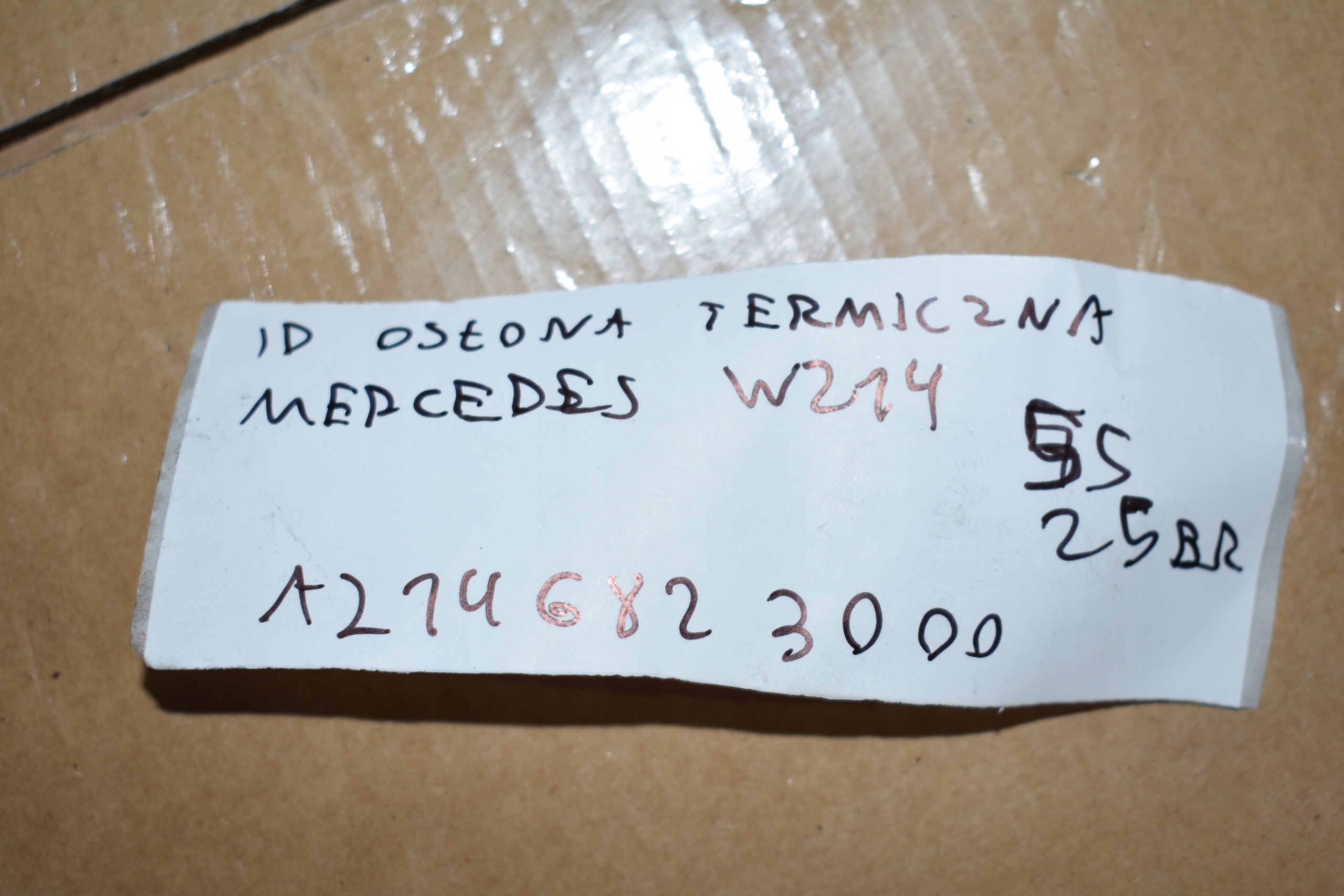 IDEALNA Blende Abdeckung TERMICZNA MERCEDES W214 1