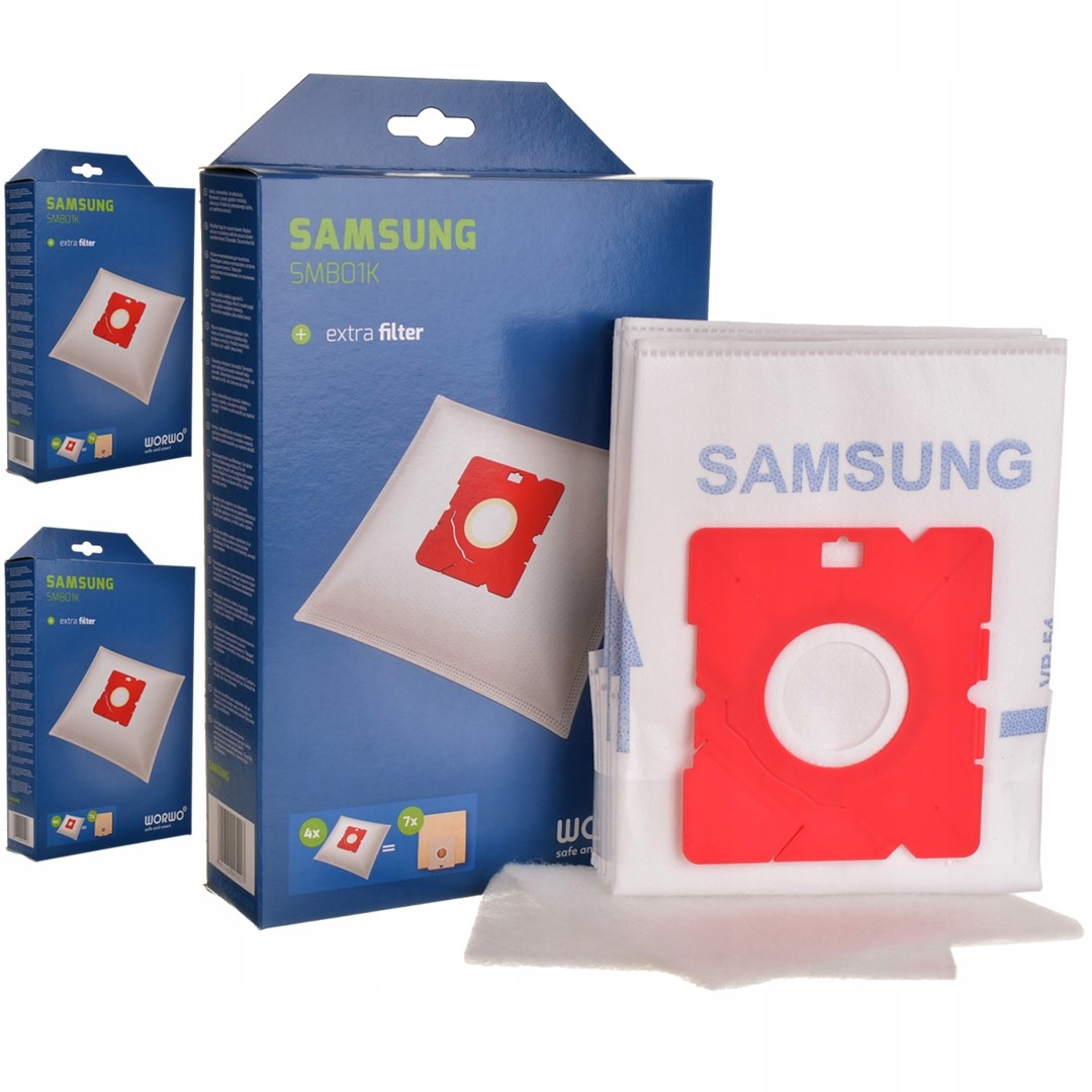 

12x Worki filtr do odkurzacza Samsung Easy 1800W