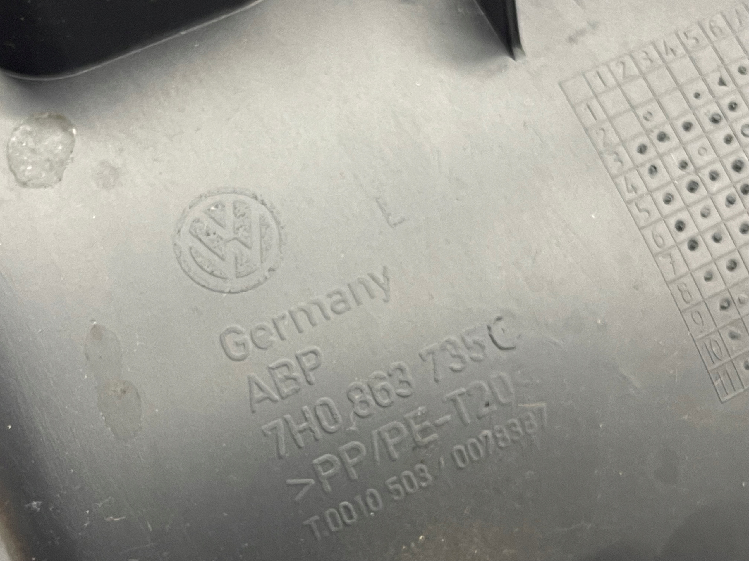VW TRANSPORTER T5 LIFT STOPIEN DO WSIADANIA left front 7H0863735C