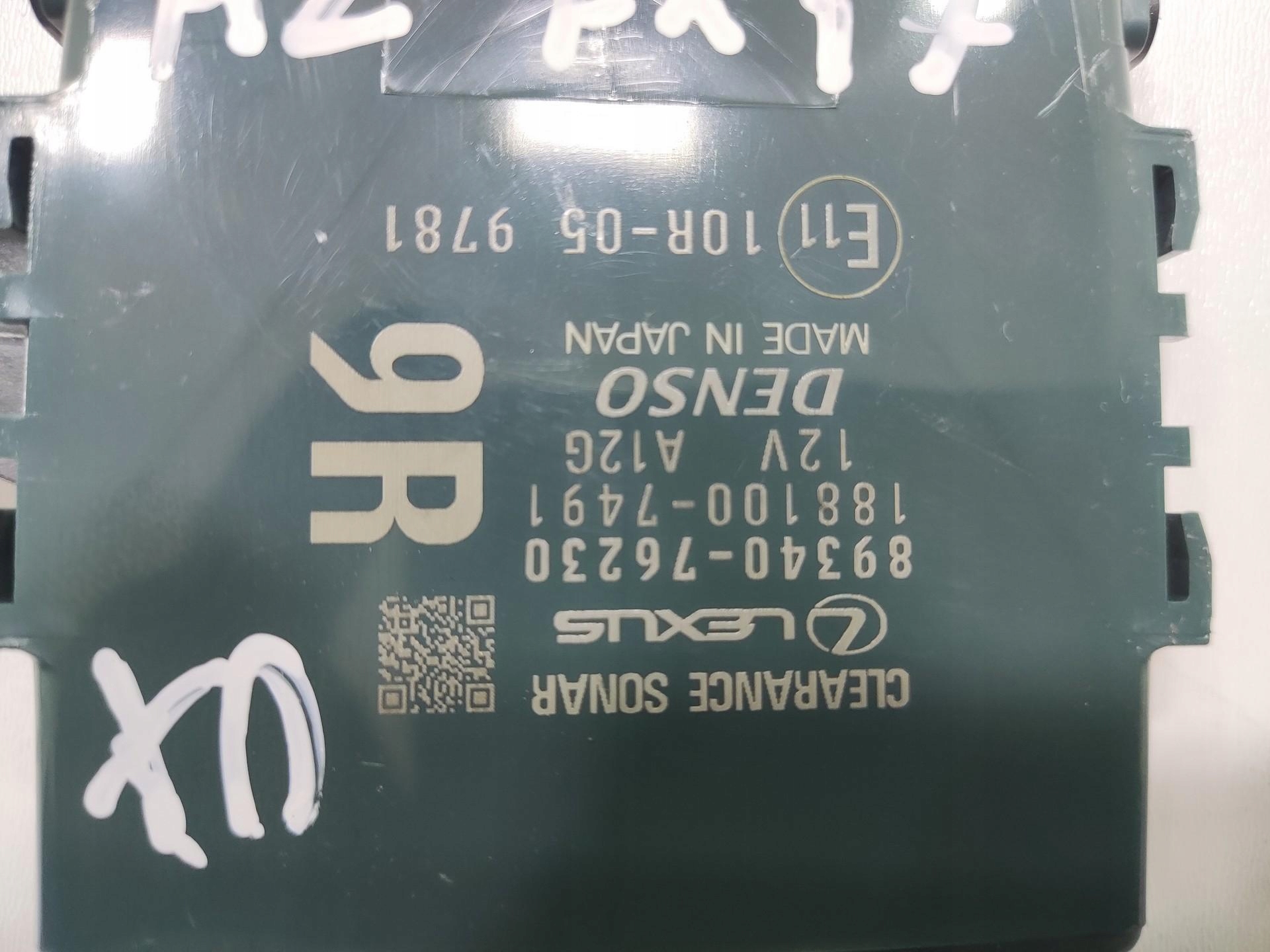 modulo CZUJNIKOW parcheggio PDC LEXUS UX 2018-2021 89340-76230