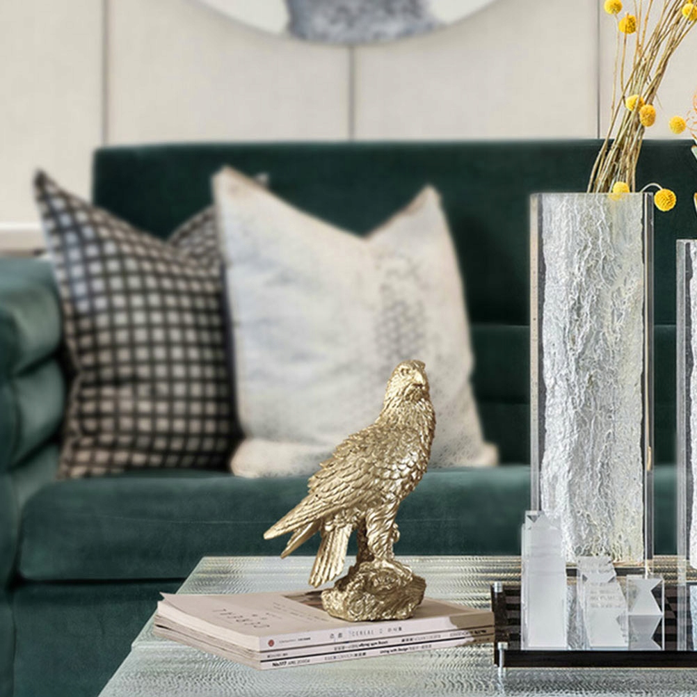 OZDOBA LEKKA LUKSUSOWA RZEŹBA DEKORACYJNA ORZEŁ Marka bez marki