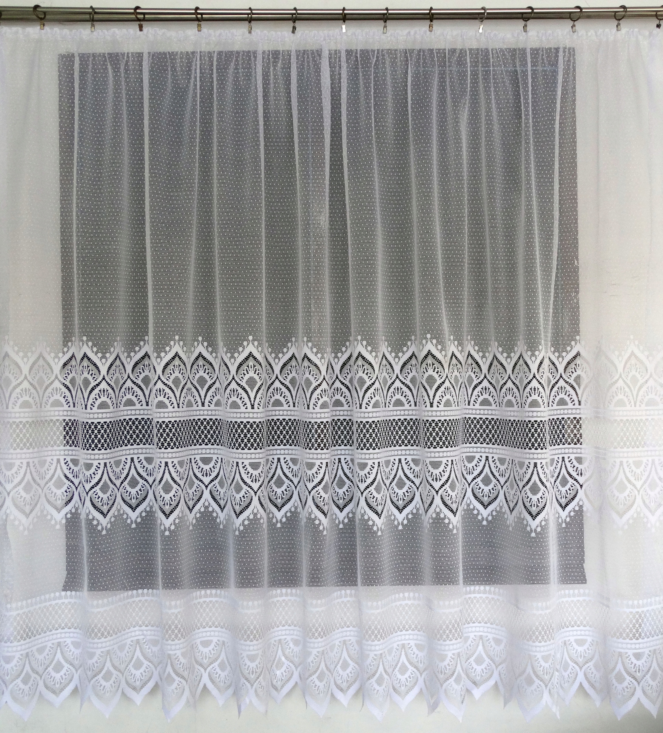 Mg Záclona 603/74 Bílá 300X180 cm Hotová S Páskou M