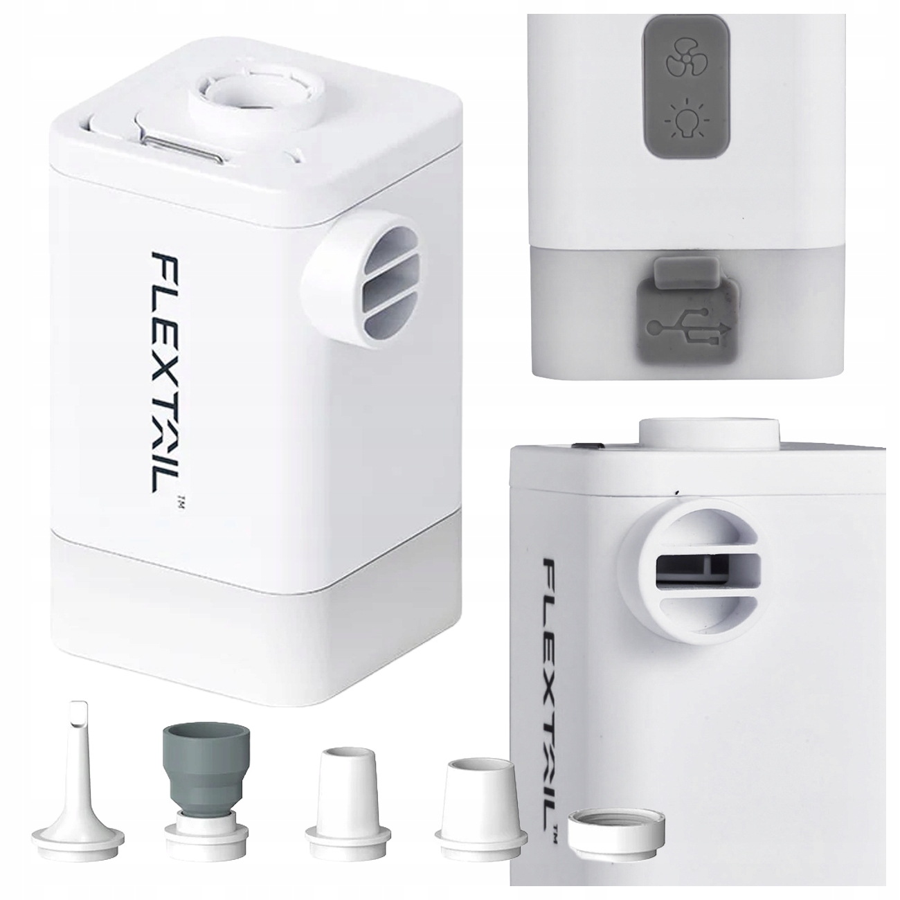 Elektrická pumpa pro matraci pontonu Flextail Max Pump 2 Plus 30W Camping