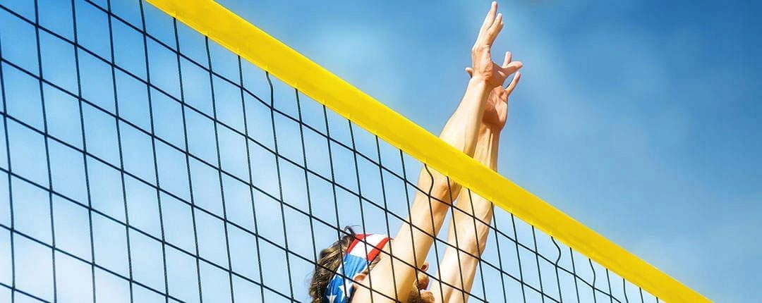 SIATKA DO SIATKÓWKI PLAŻOWEJ PROFESJONALNA MECZOWA ŻÓŁTA 8,50 x 1M PP4 MOCN Szerokość oczka 10 cm