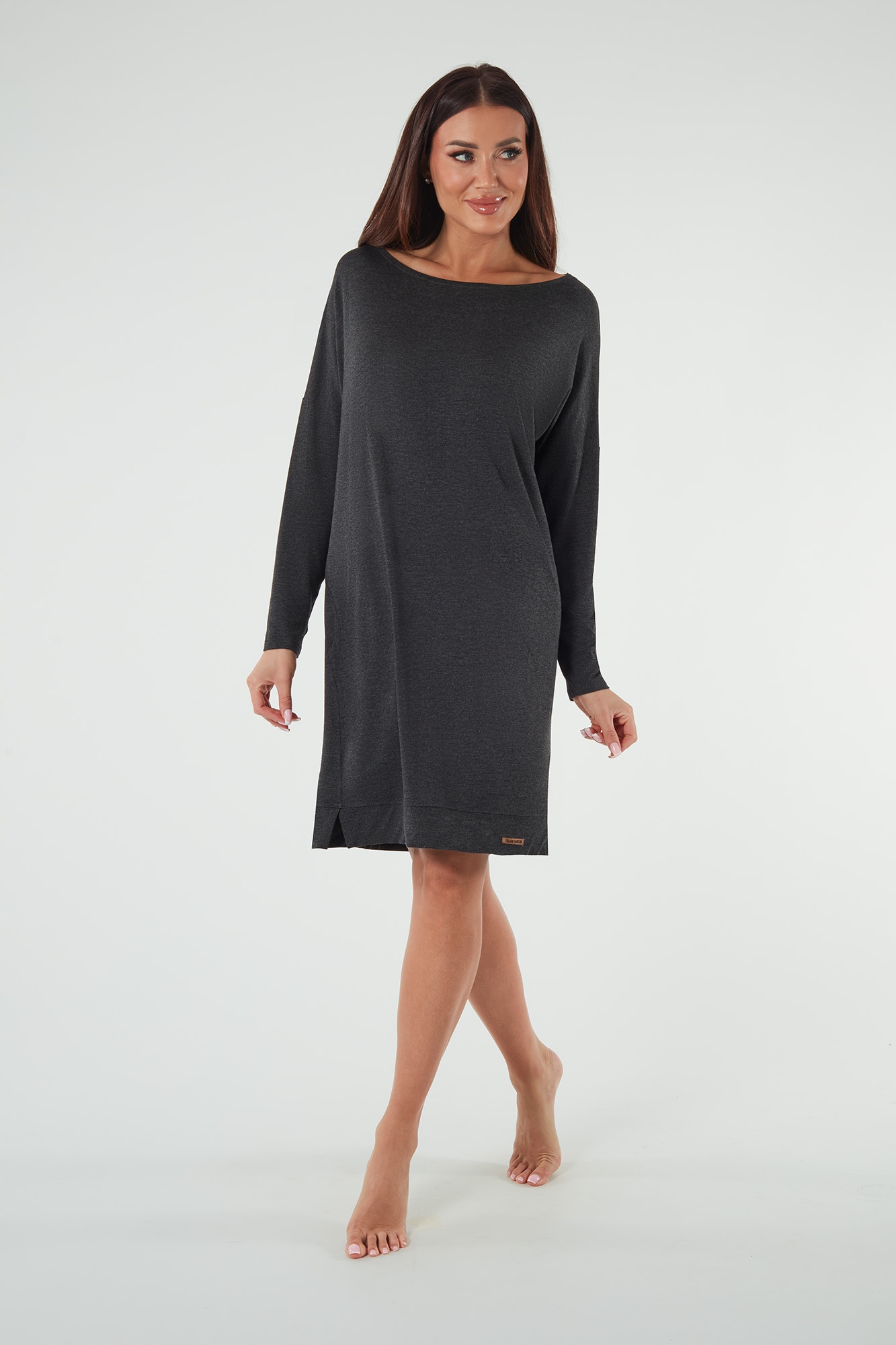 Dámská tunika Akord Šedá XL Italian Fashion