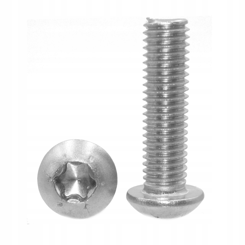 

M8x20 Śruba Kulista Torx 7380 Tx Nierdzewna 10 Szt