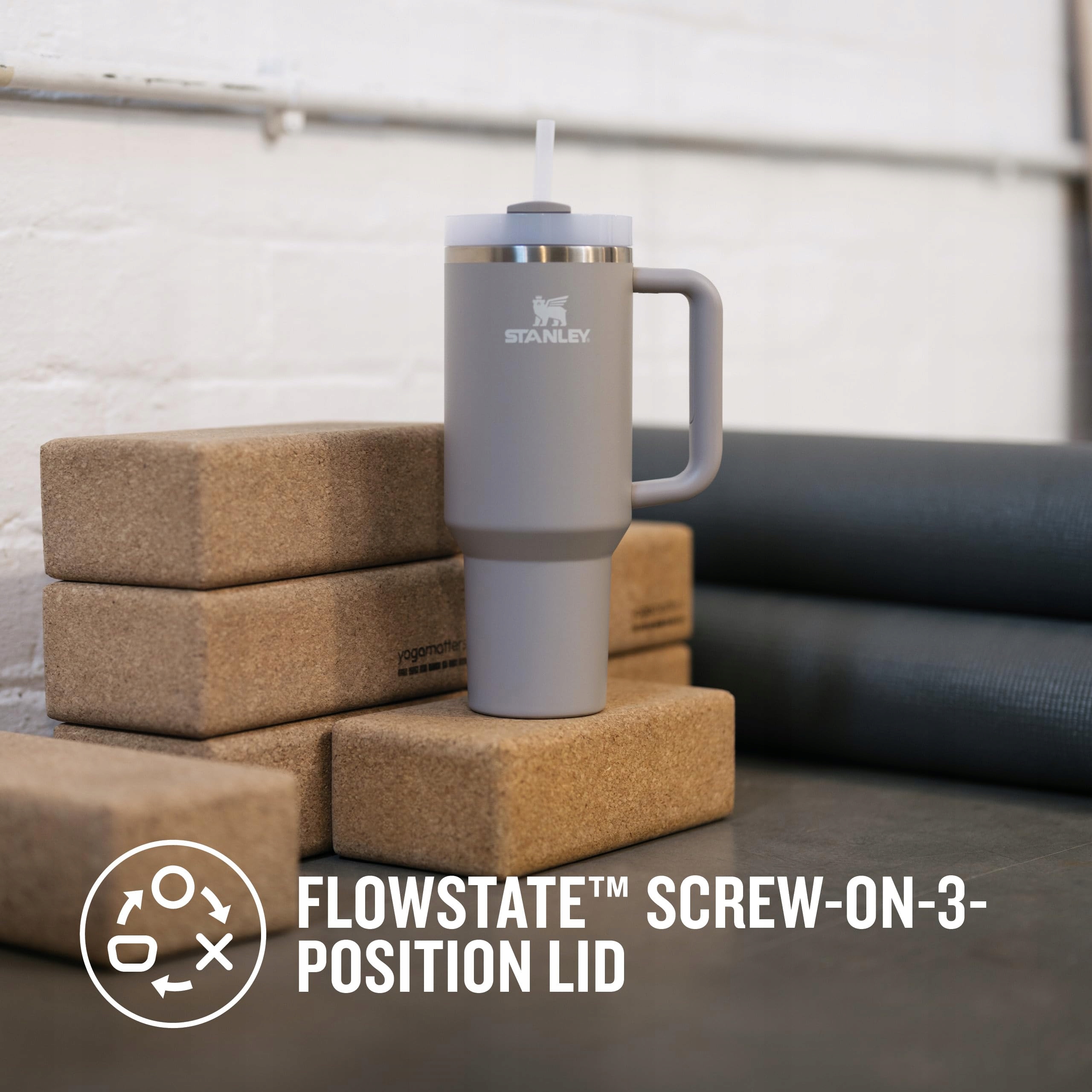 STANLEY Quencher H20 Butelka Termiczna Ze Słomką 1,2L Stal Nierdzewna — miniatura 4
