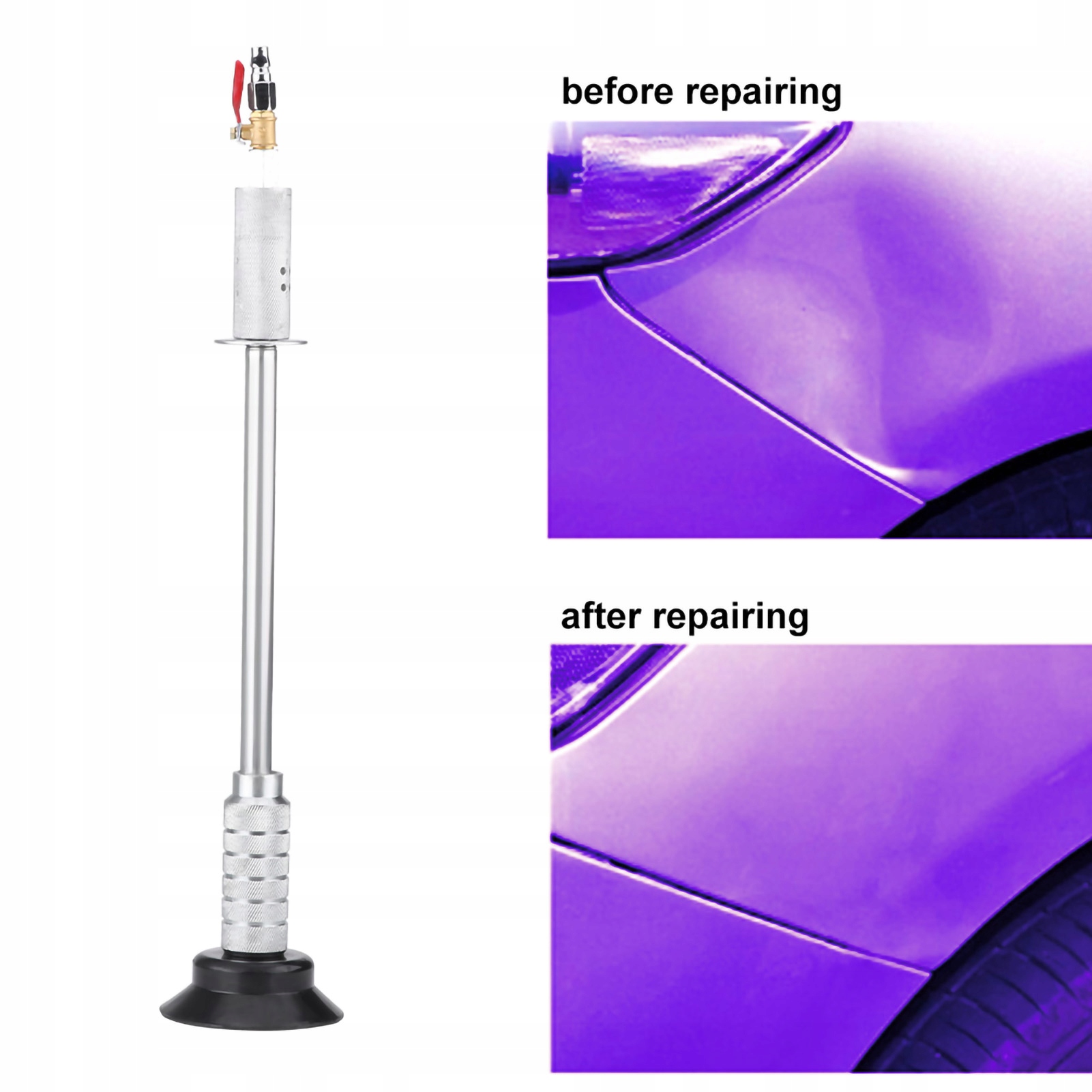 PNEUMATYCZNY MŁOTEK DO USUWANIA WGNIECEŃ STAL OCYNKOWANA Kod producenta QC06696